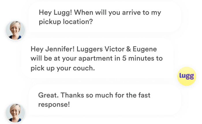 Customer support conversation